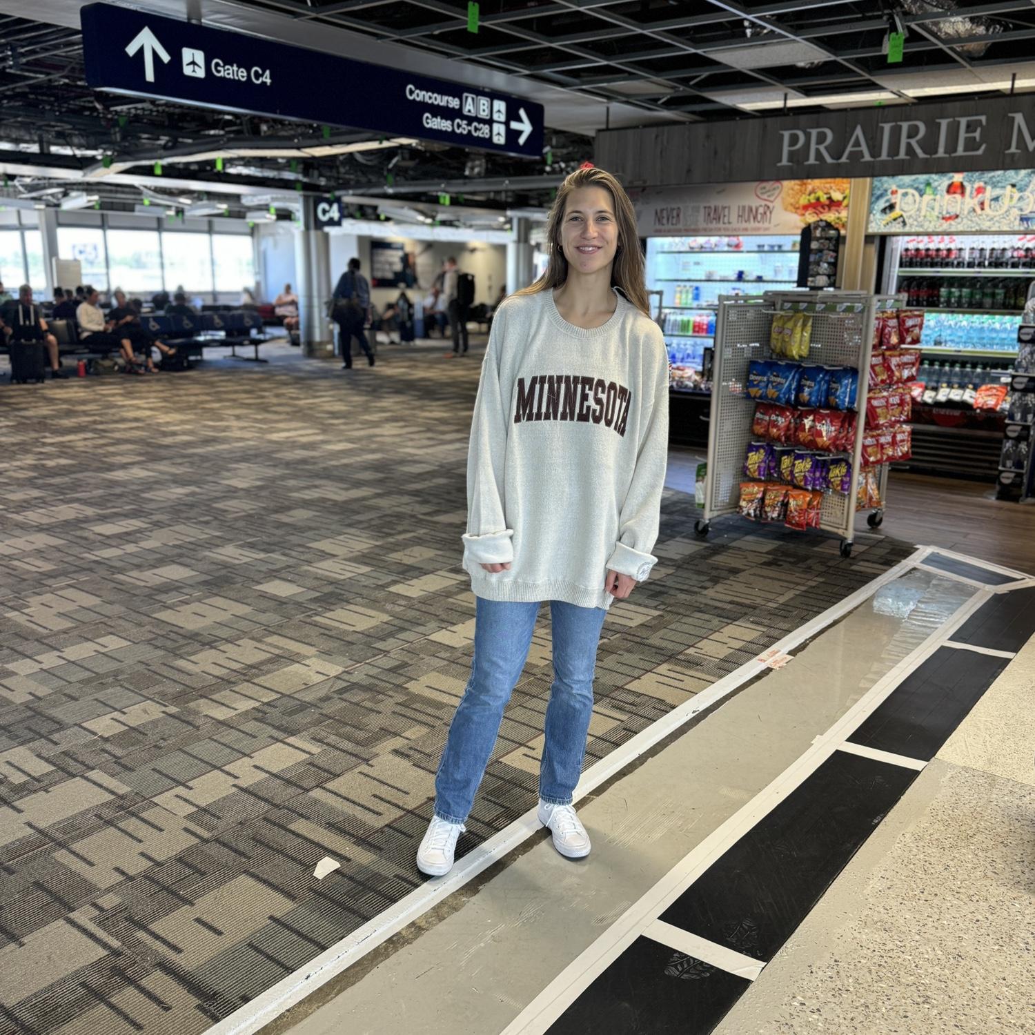 Already missing home in the airport after Christmas