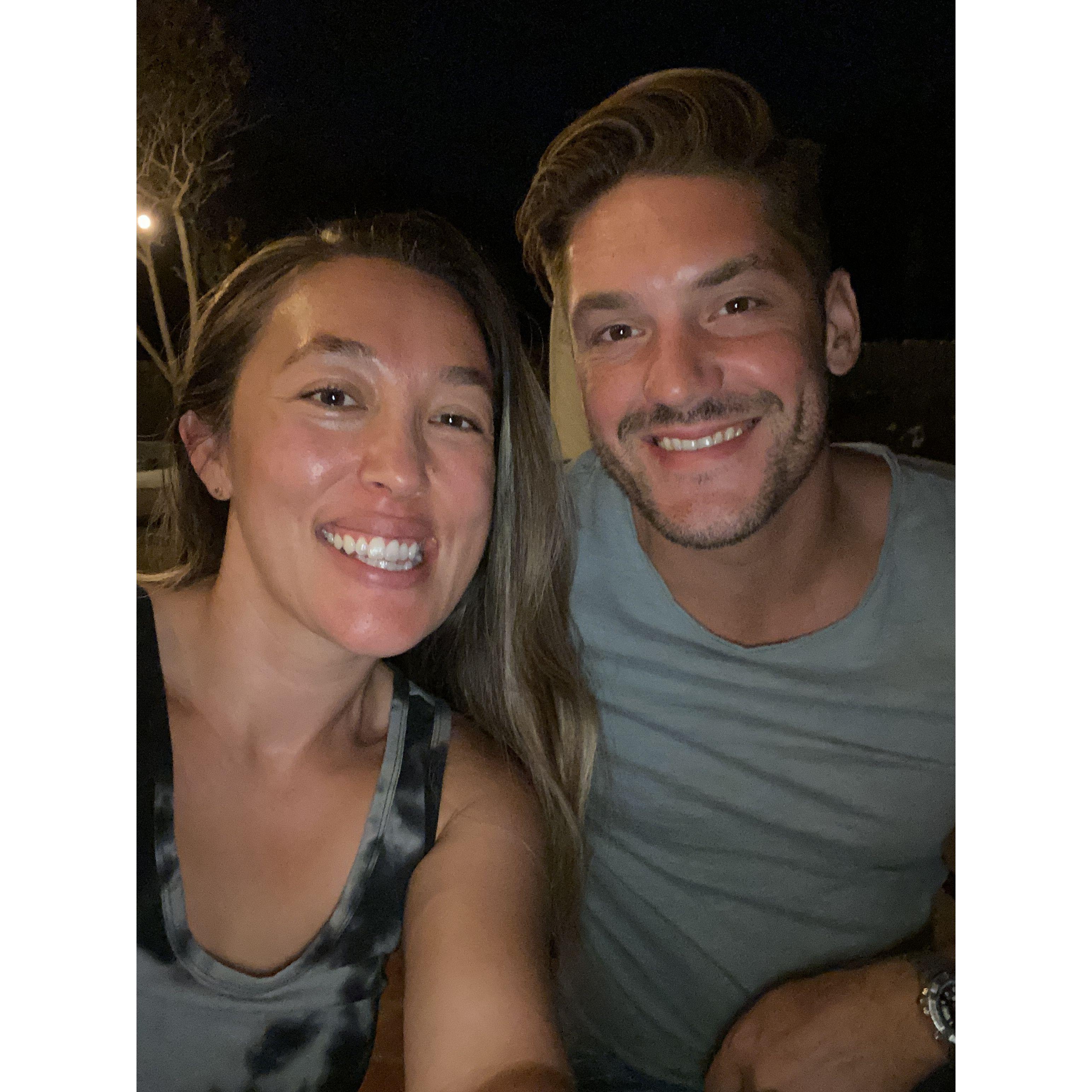 One of our first dates