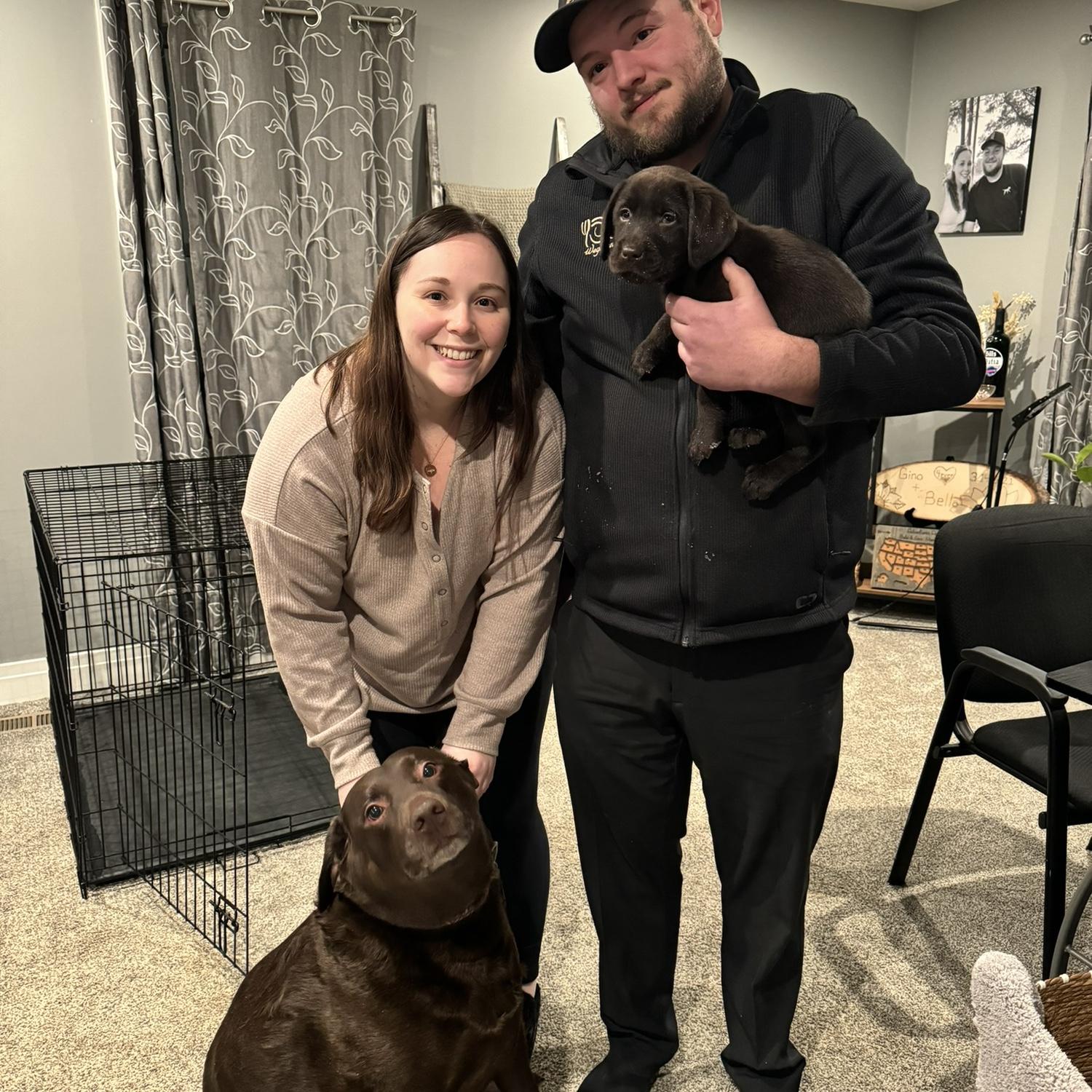 1/2024 - The day we brought home our newest addition, Jax