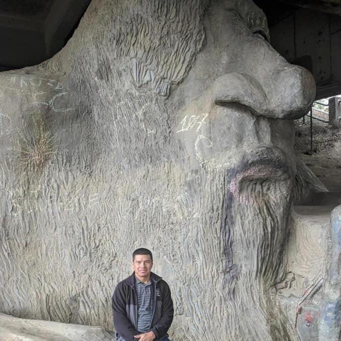 Miguel loved adventuring to Seattle to see the Troll!