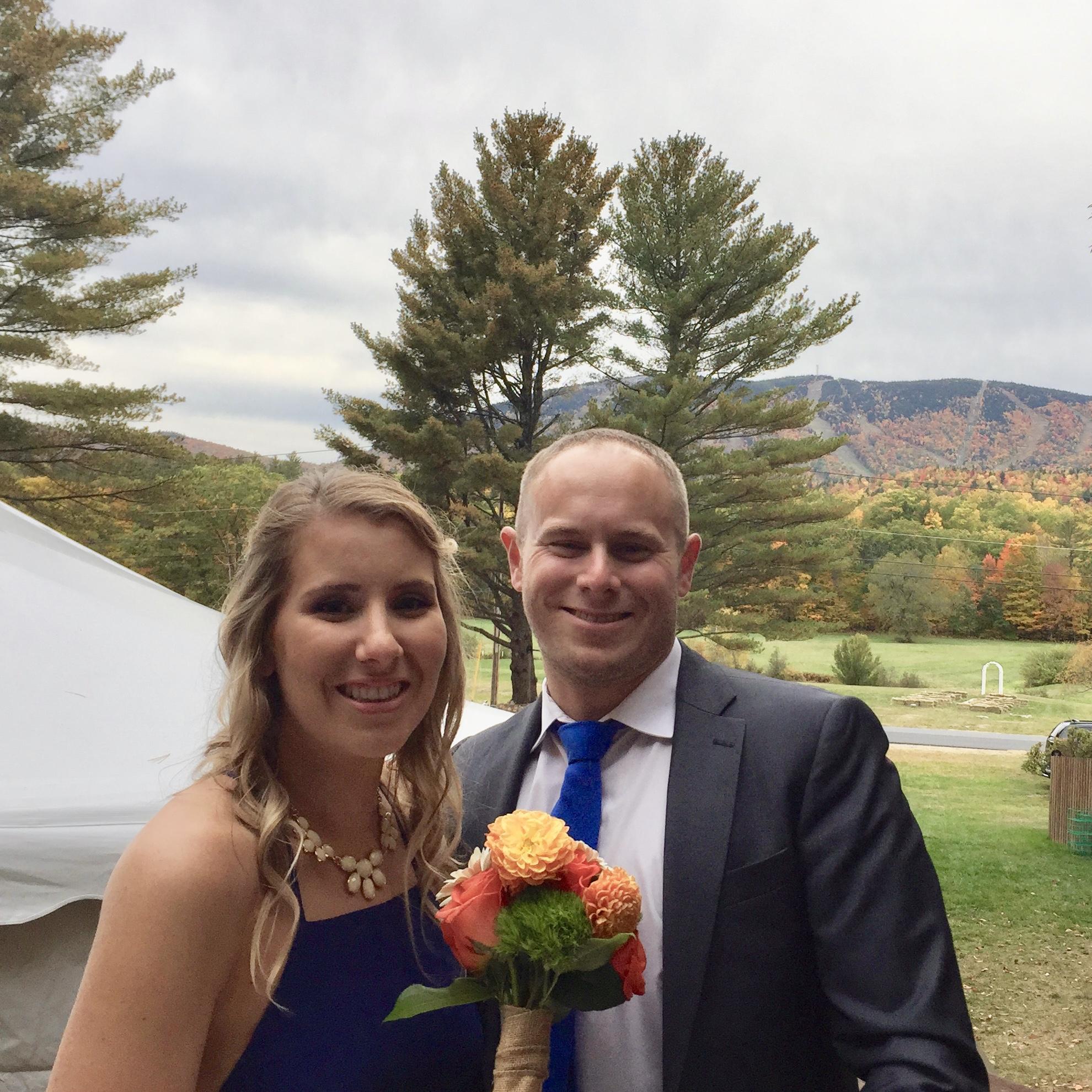 More weddings! We matched on purpose.