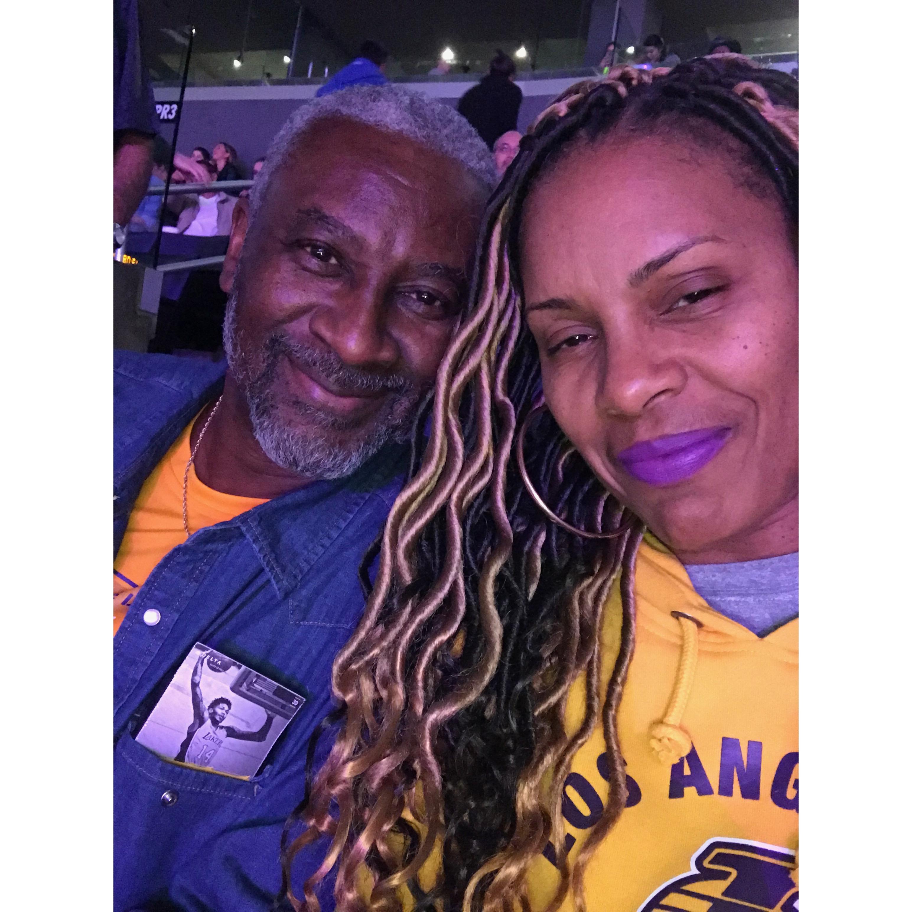 Rocking Laker Colors,