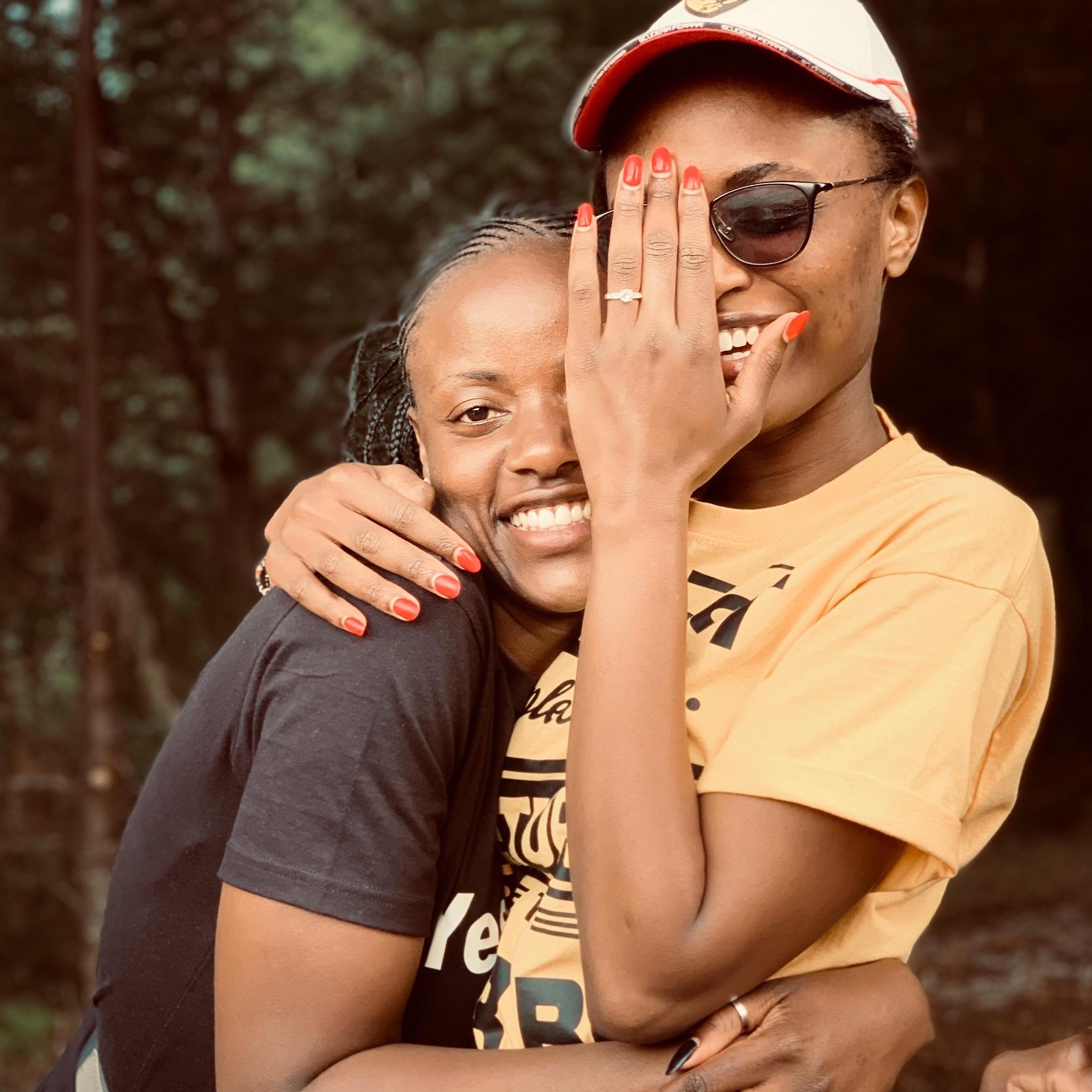 when the bride said YES!