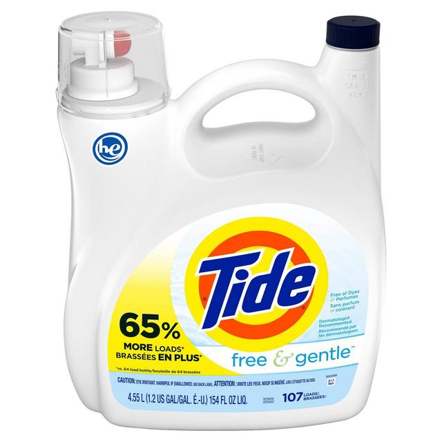 Tide Free Liquid Laundry Detergent - 154 fl oz 