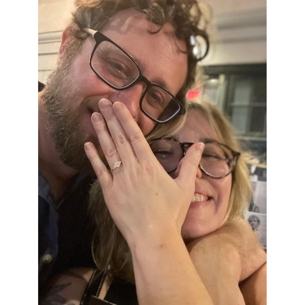 He asked. She said yes!