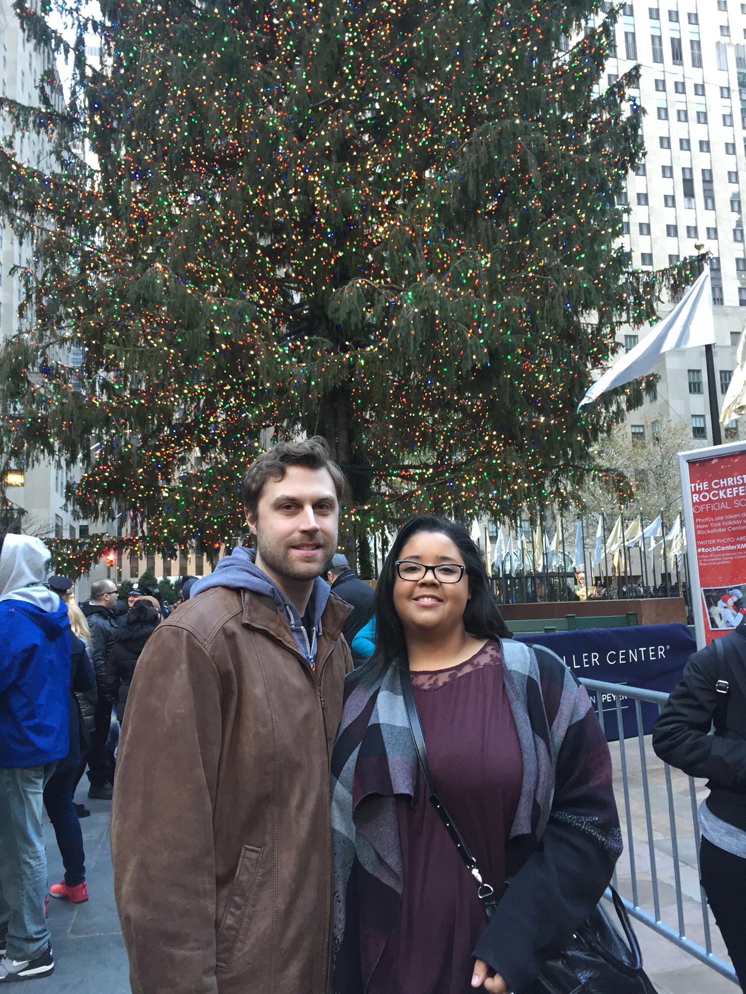 One of our first trips together was to NYC