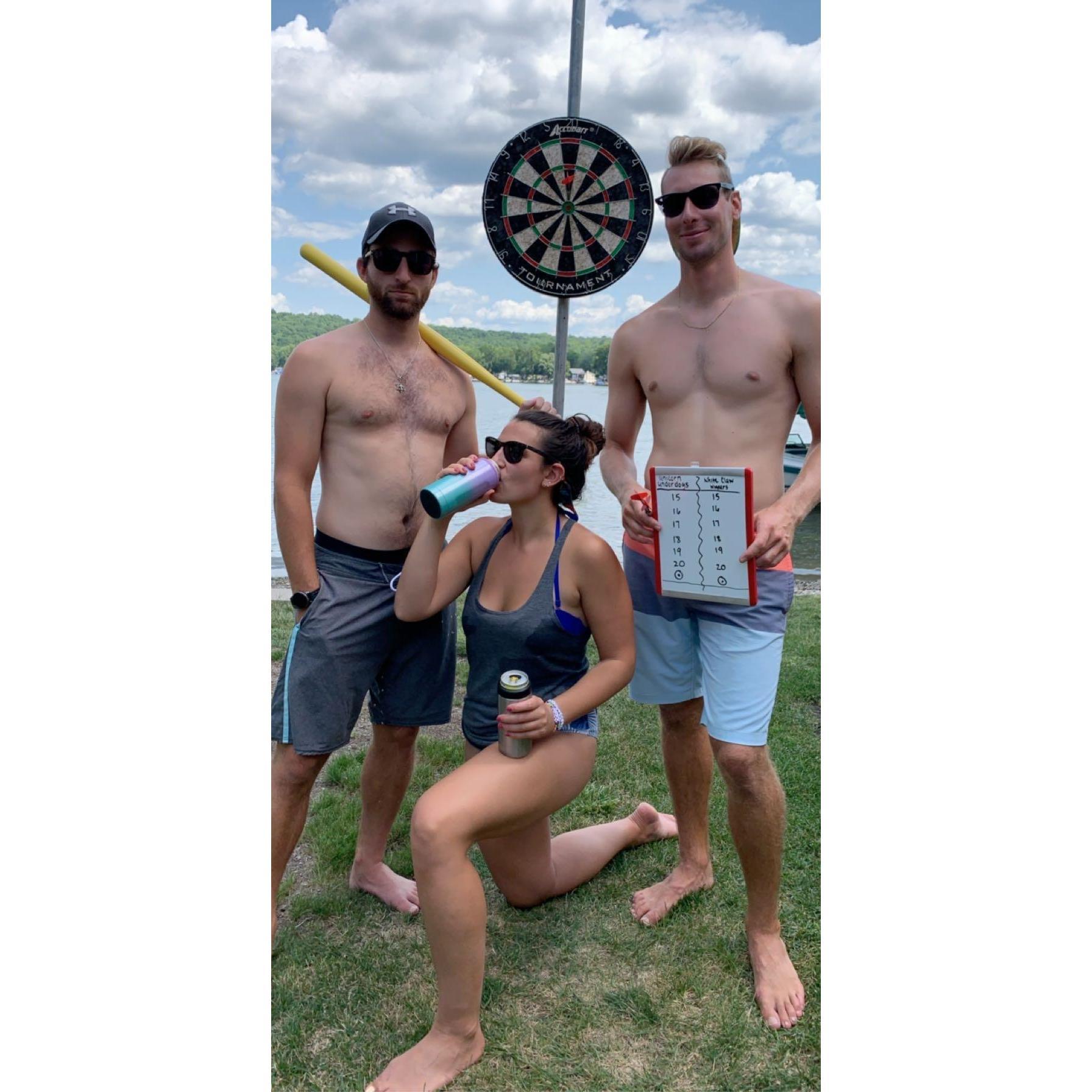 We love a good yard-game off