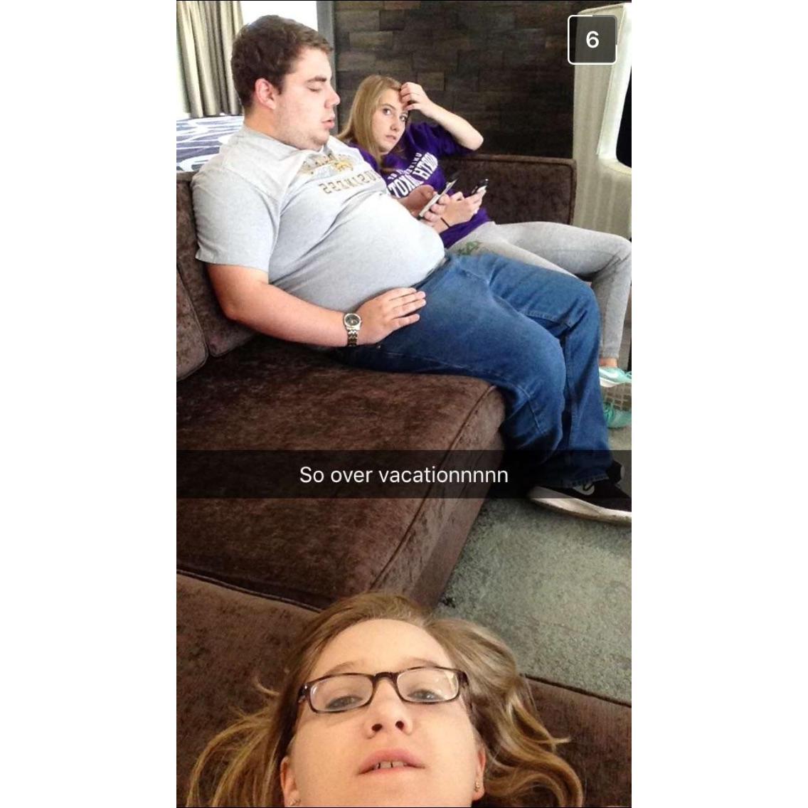 paige's favorite activity, third wheeling with her favorite couple