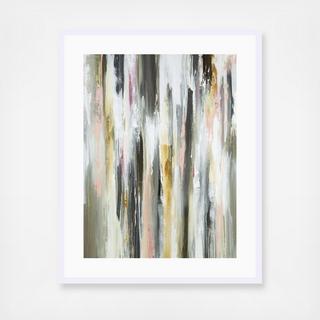 Colored Ripple Framed Wall Art