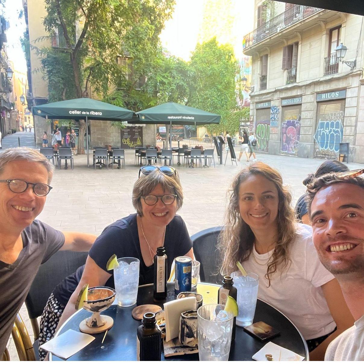 Visiting Rae & Todd in Barcelona and trying to keep up