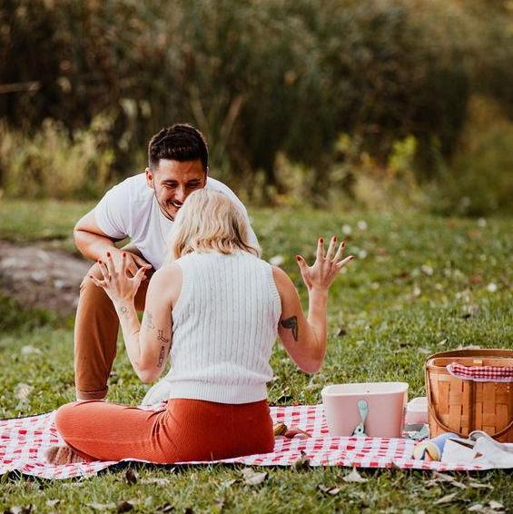 Koner popping the question!