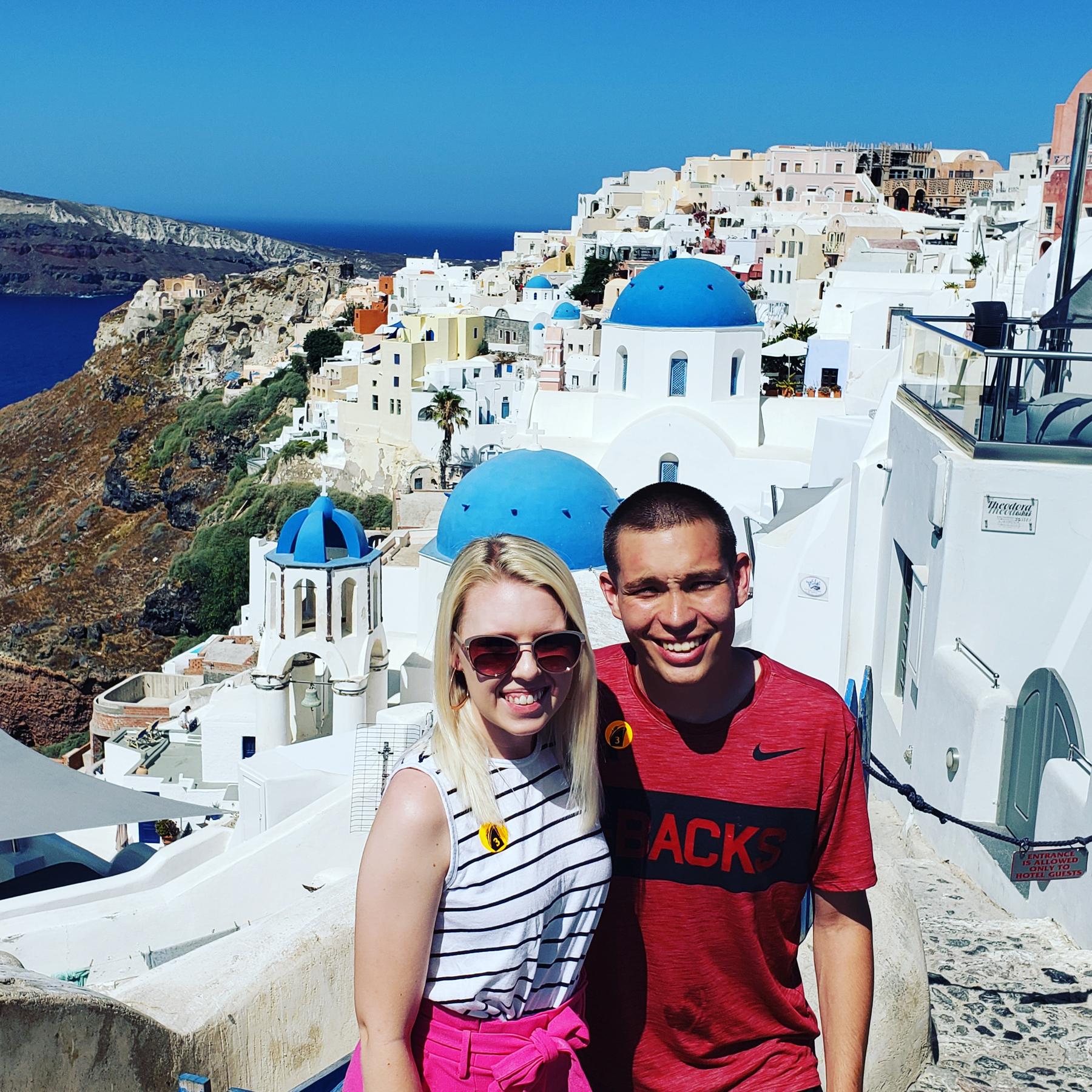 We have always loved traveling! Our goal is to visit a new place every year, but you can always find us at Disneyland or any beach!