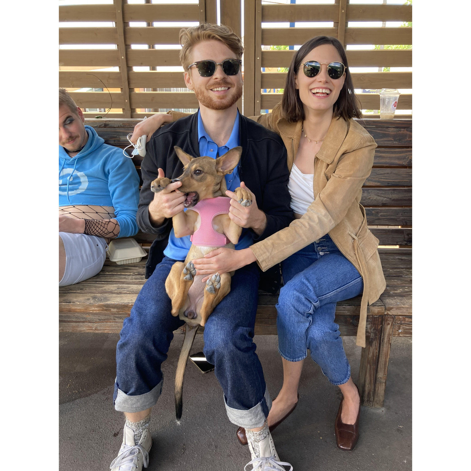 Mookie's first dog park experience | Eagle Rock, CA | Fall 2021