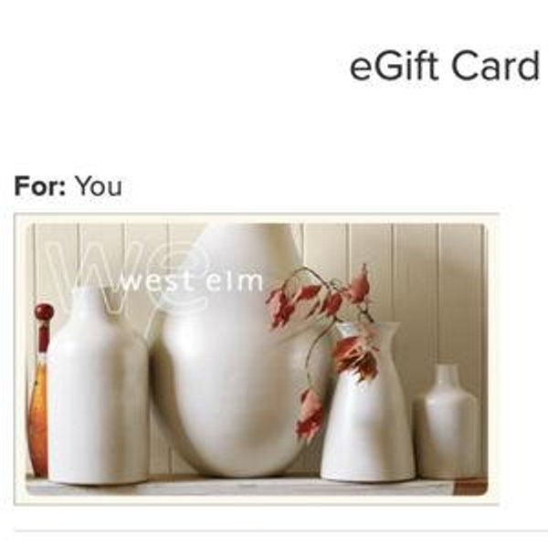 West Elm Gift Card