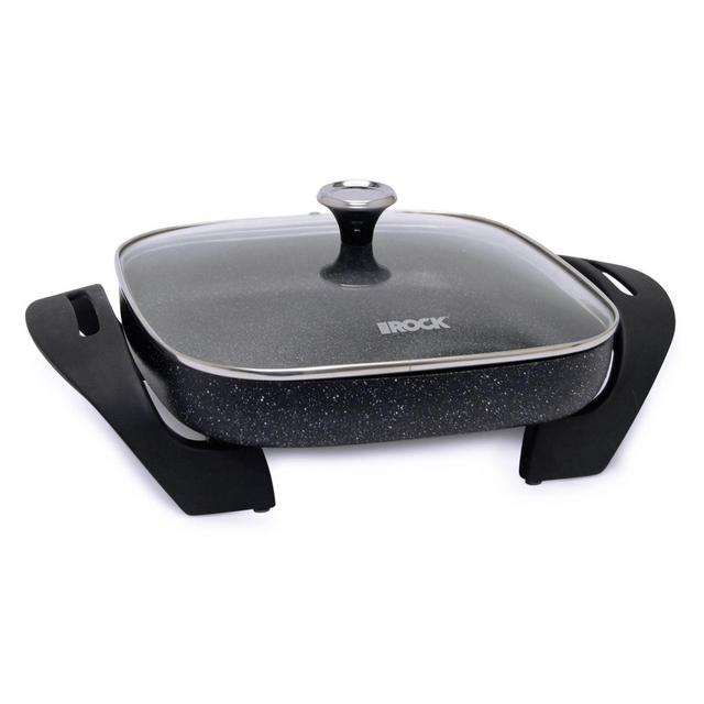 The ROCK by Starfrit 12-Inch Electric Skillet in Black