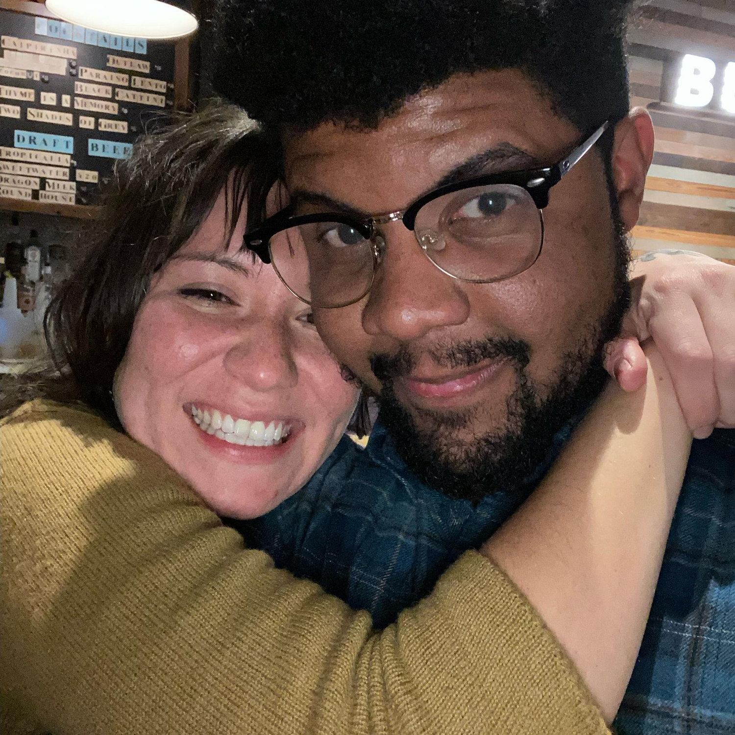 The night we met. My sister kept saying we were destined to fall in love and sent me this picture