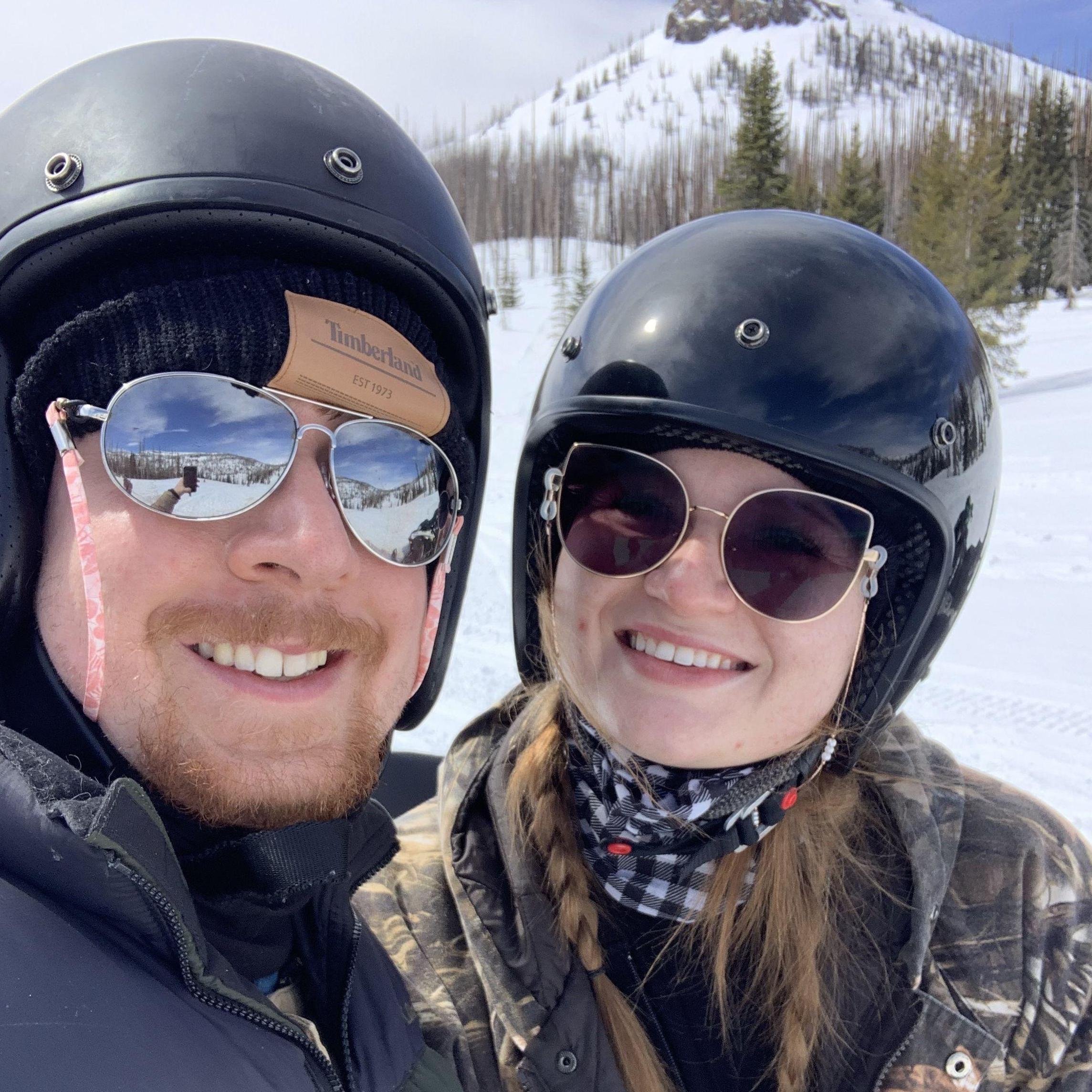 Snowmobiling