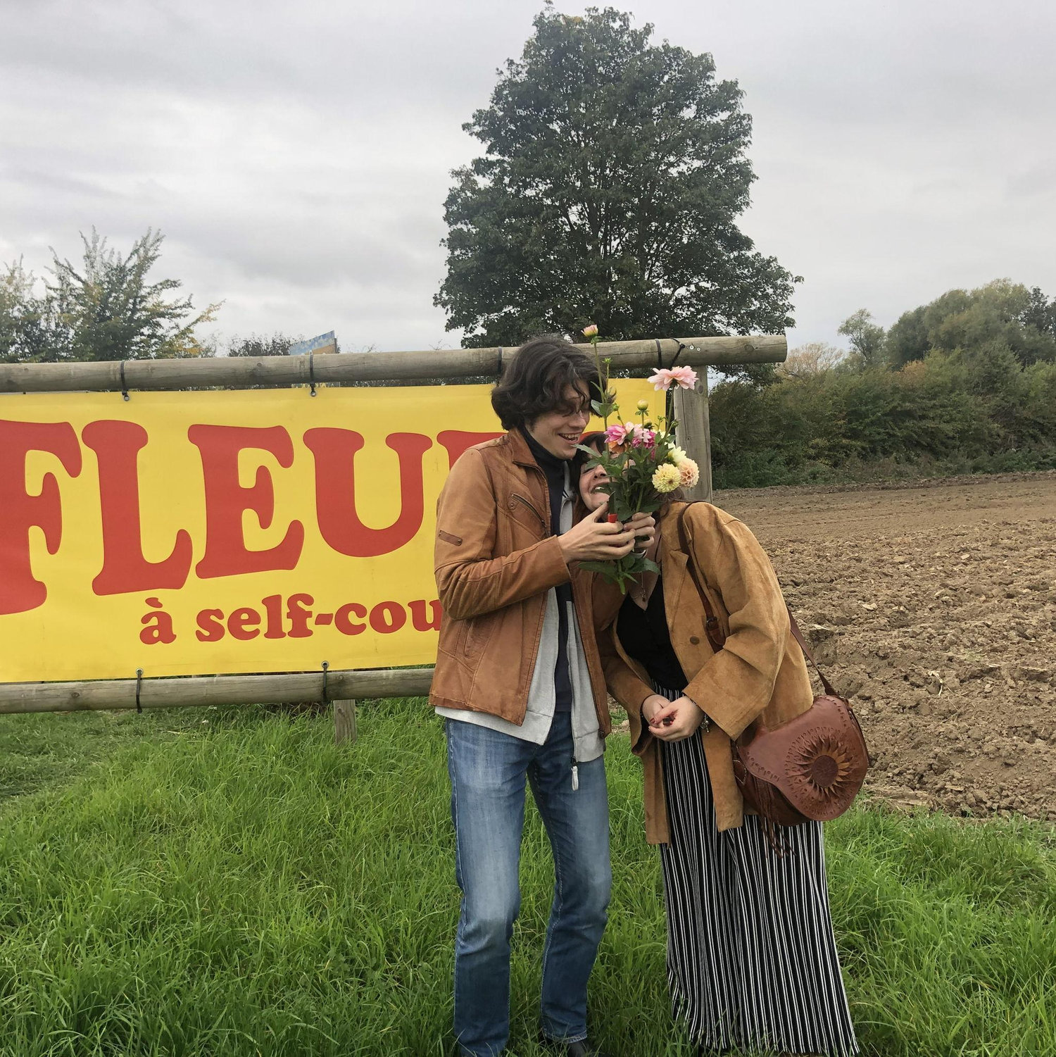 Picking flowers in Tienen!