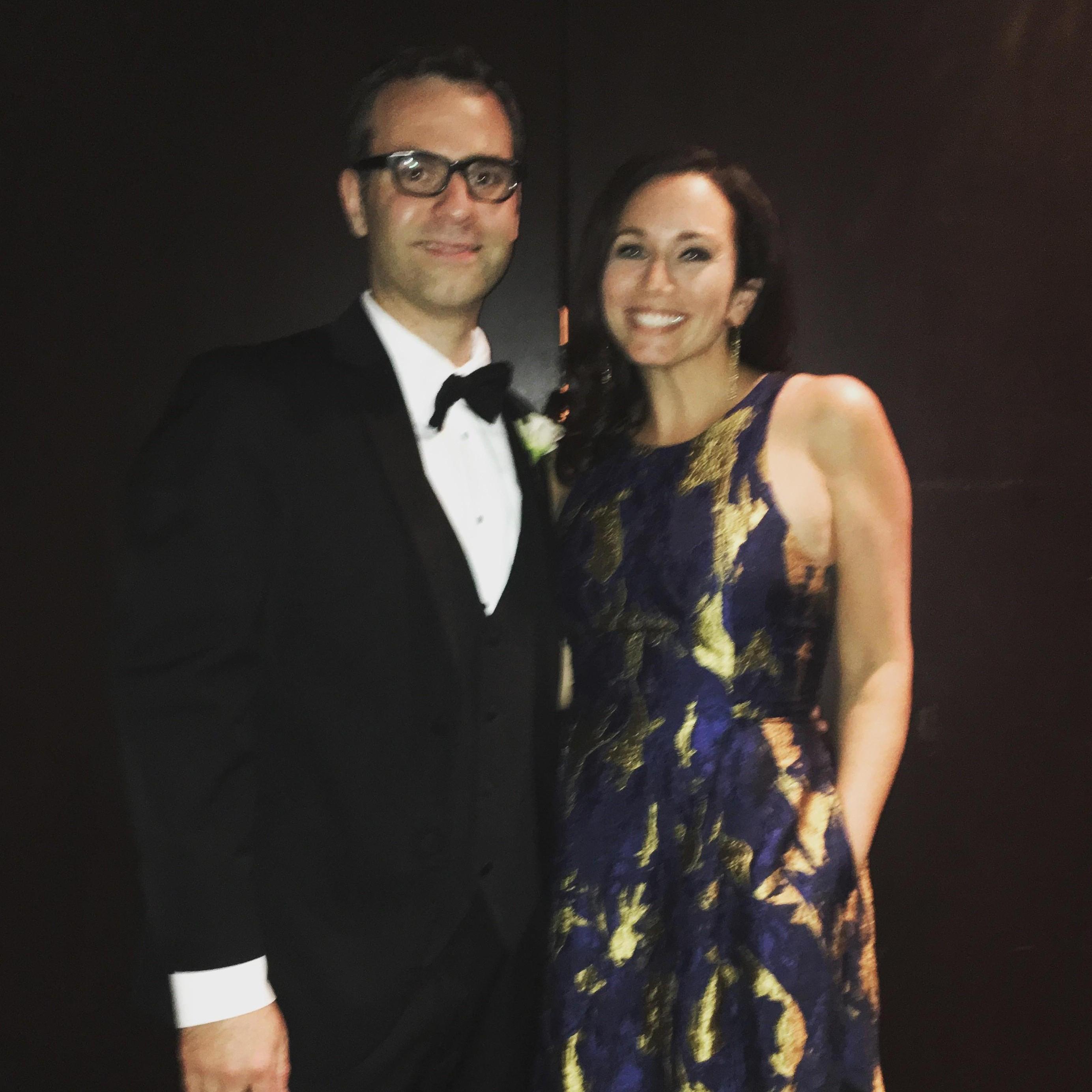 Our first wedding together...