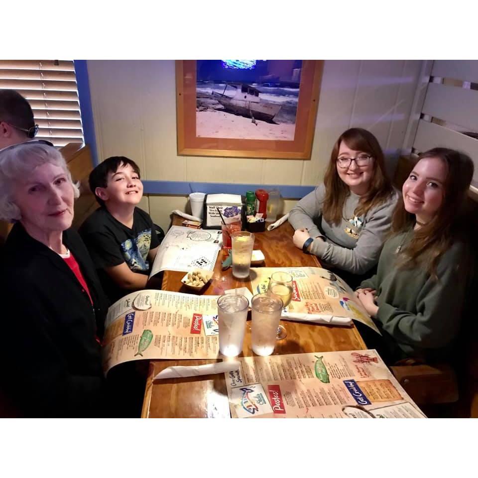 Back at Shells again with my wonderful Grandmother (dad's side)