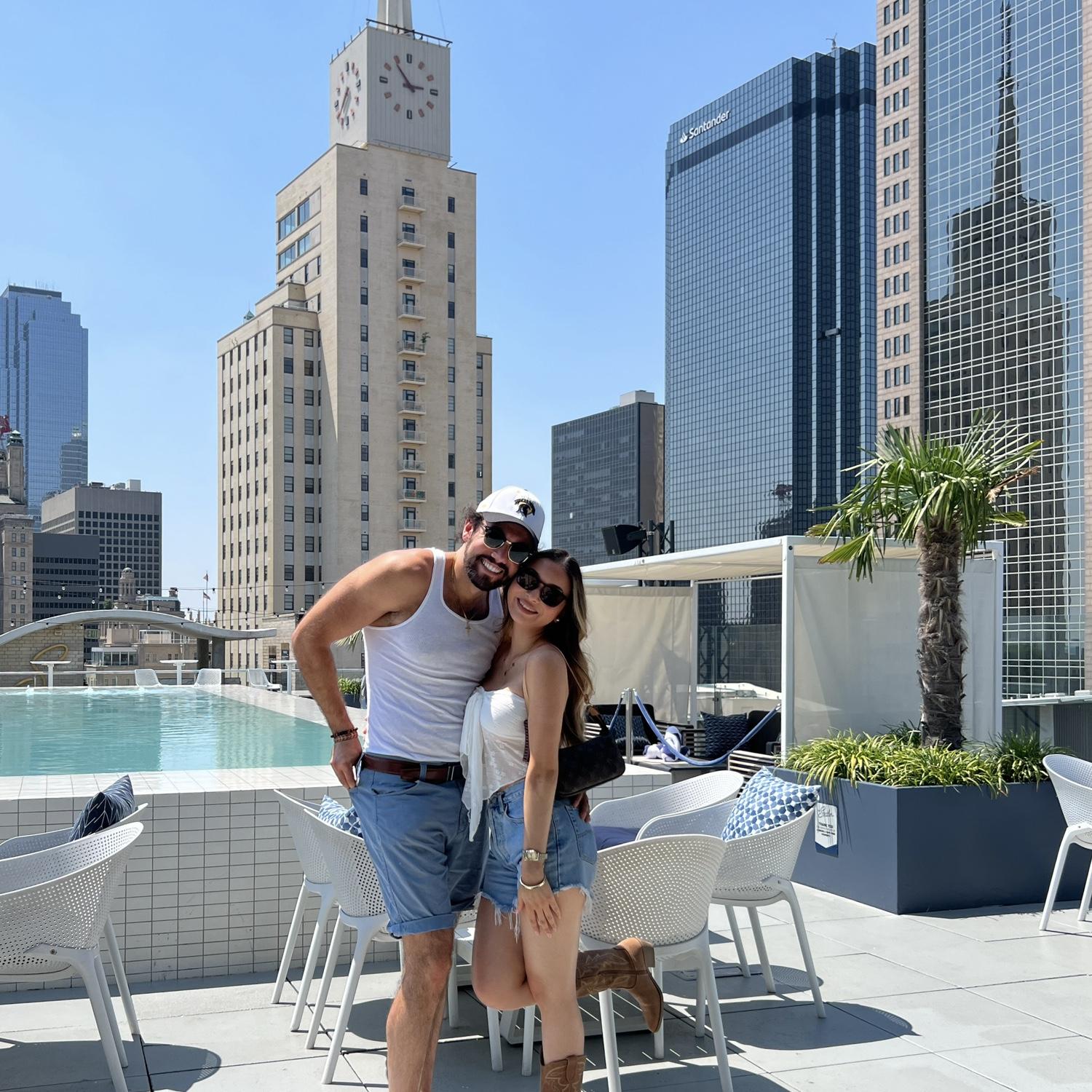 Statler Hotel Rooftop - Dallas Visit