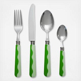 Palm Beach 16-Piece Wave Flatware Set