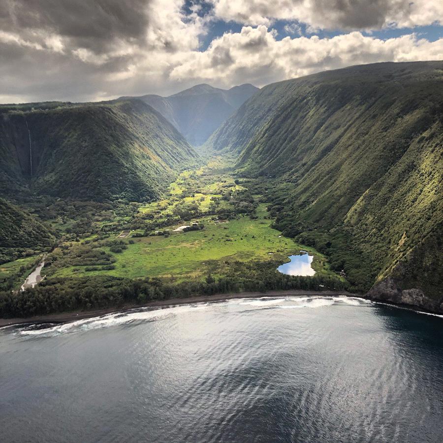 Helicopter ride in Hawaii