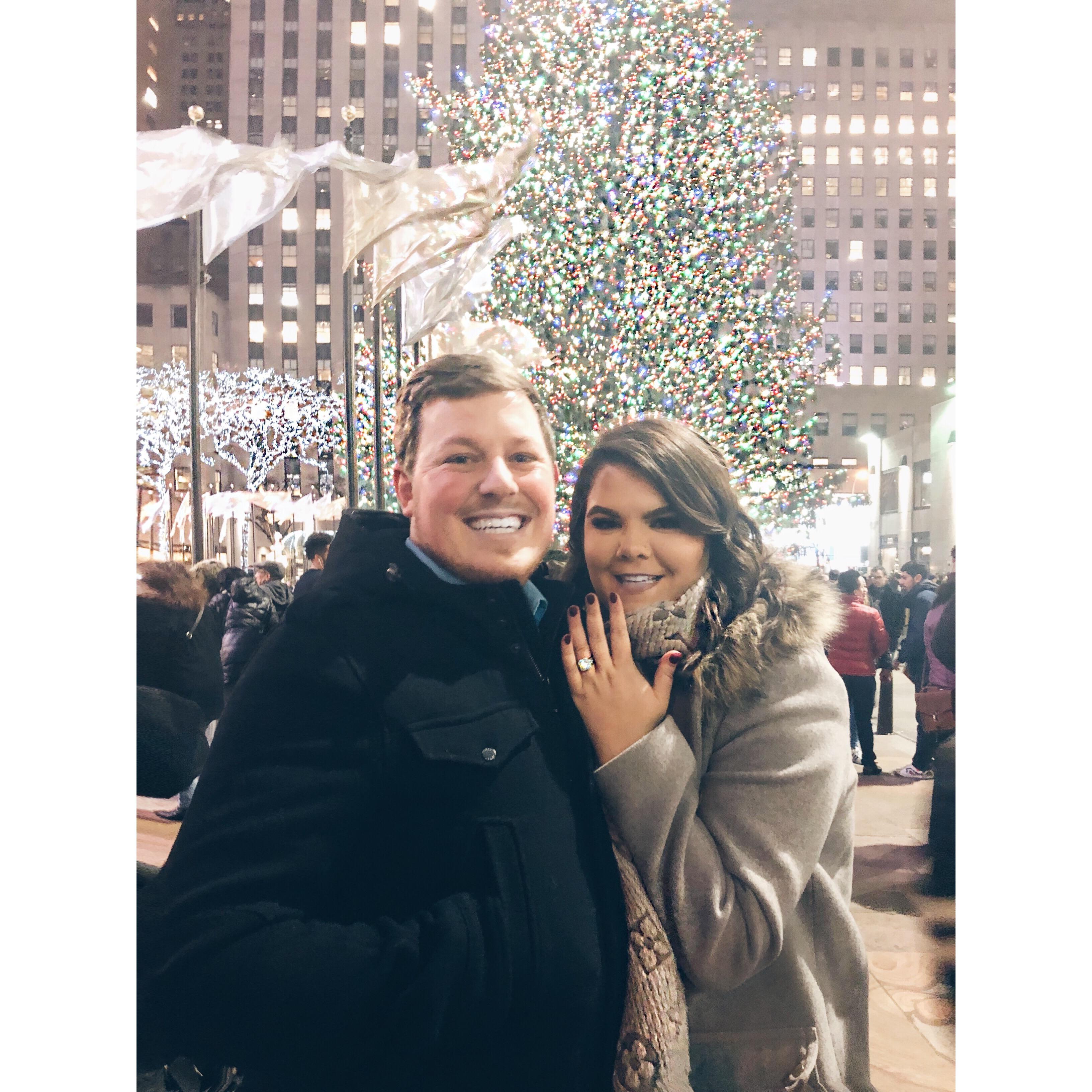 the night we got engaged