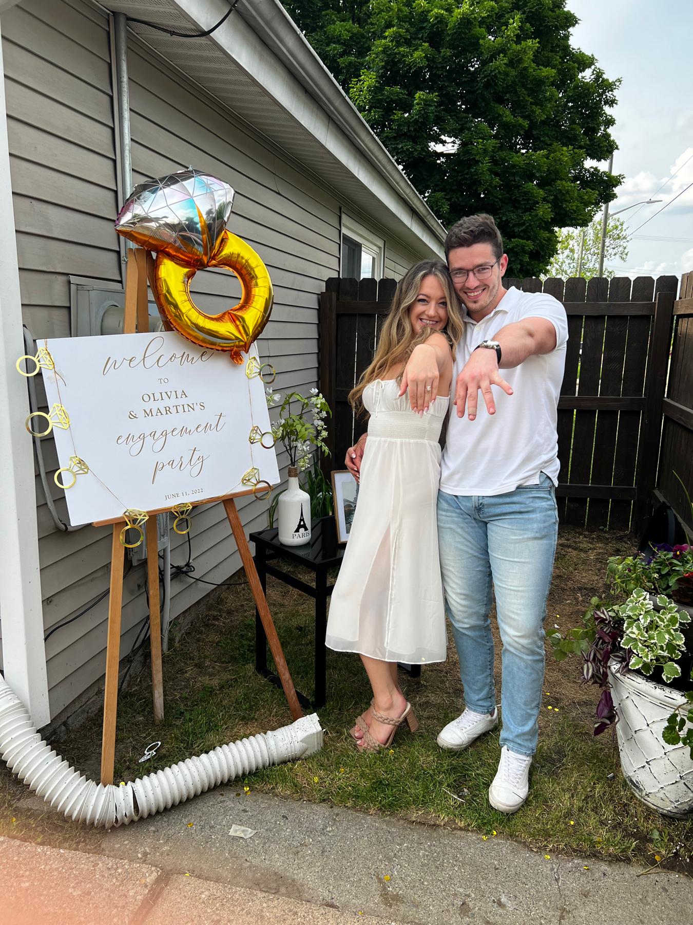 June 2022 - Our engagement party!