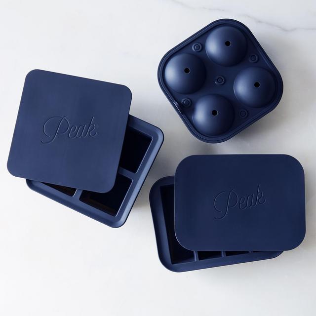 Cocktail Ice Cube Trays with Lid (Set of 3)