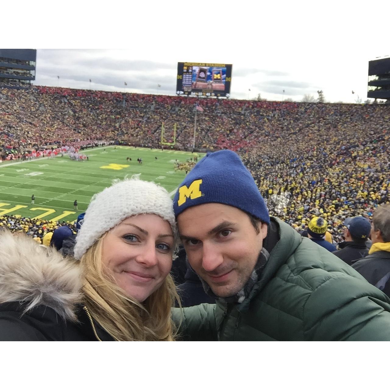 Michigan-Ohio State game in 2015
