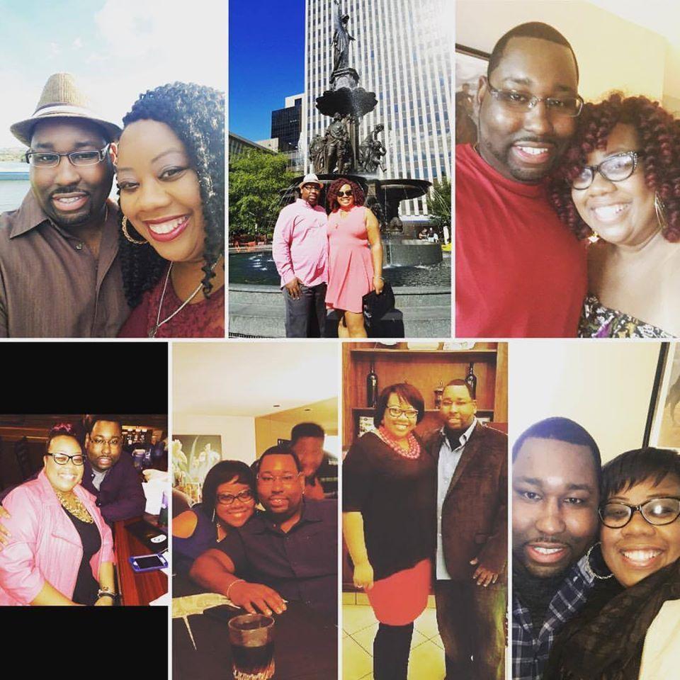 A picture collage of our first year together.