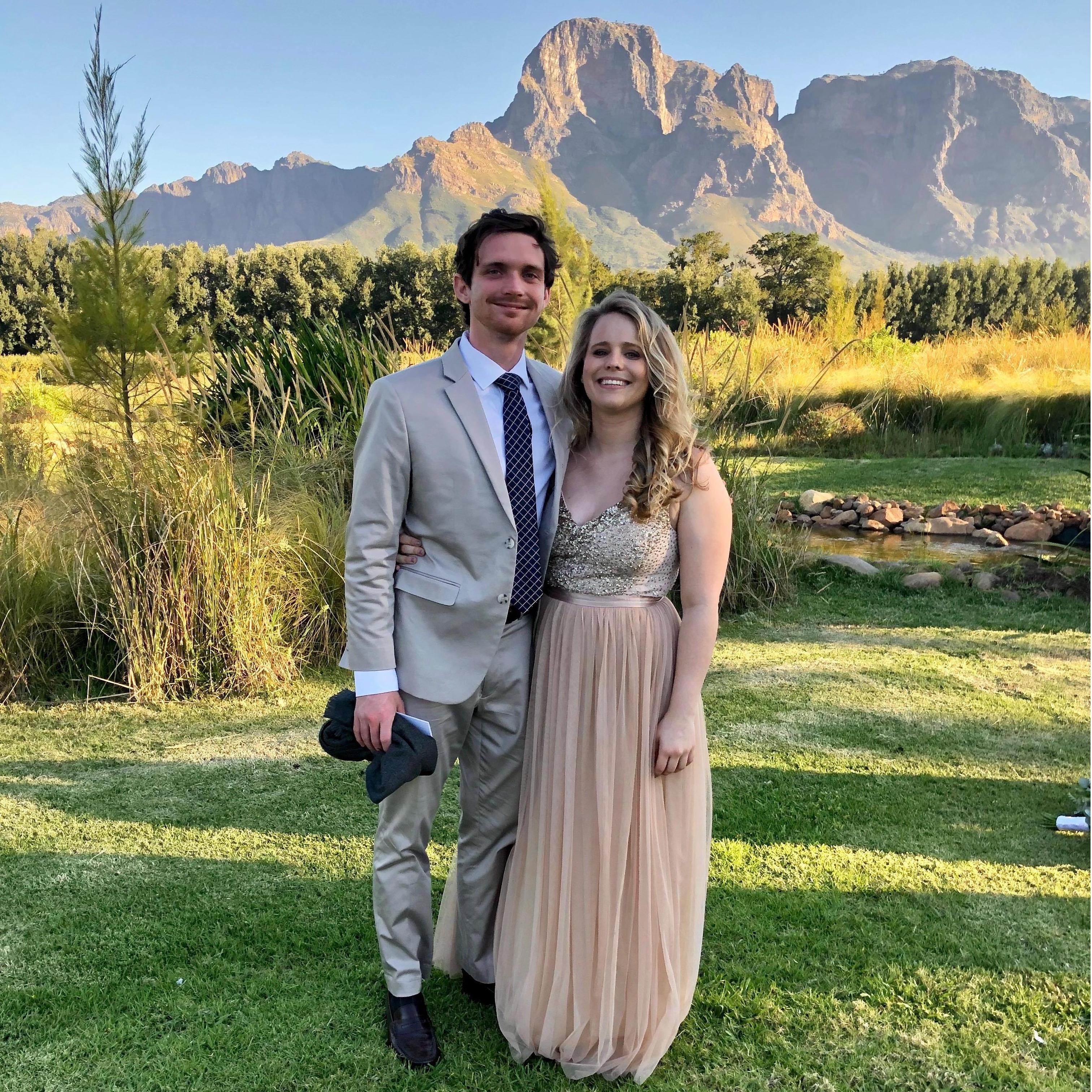 In South Africa for Phoebe & Cal's wedding