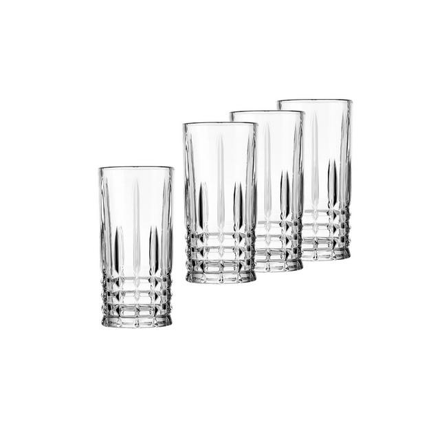 Godinger Royce Highball Glasses Set, 4 Pieces
