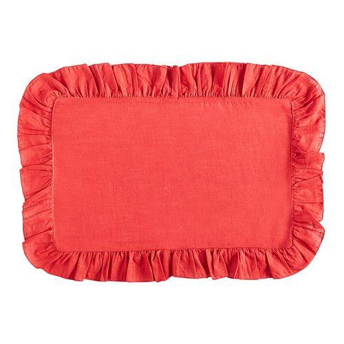 Red Ruffle Placemat