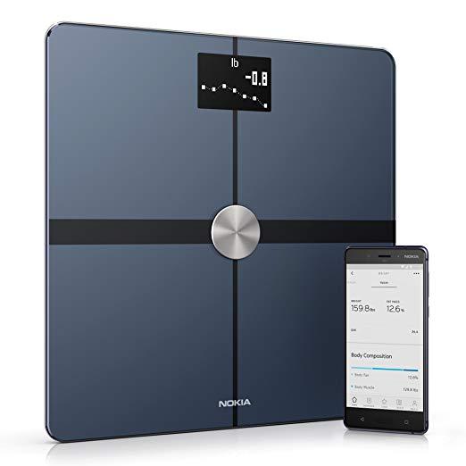 Withings / Nokia | Body+ - Smart Body Composition Wi-Fi Digital Scale with smartphone app, Black