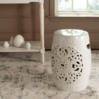 Leaf Motif Garden Stool