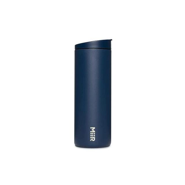 MiiR, Flip Traveler, Vacuum Insulated, Leakproof, Stainless Steel Construction, Tidal Blue, 16 Oz