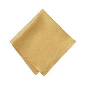 Italian Washed Linen Napkins, Set of 4, Yellow