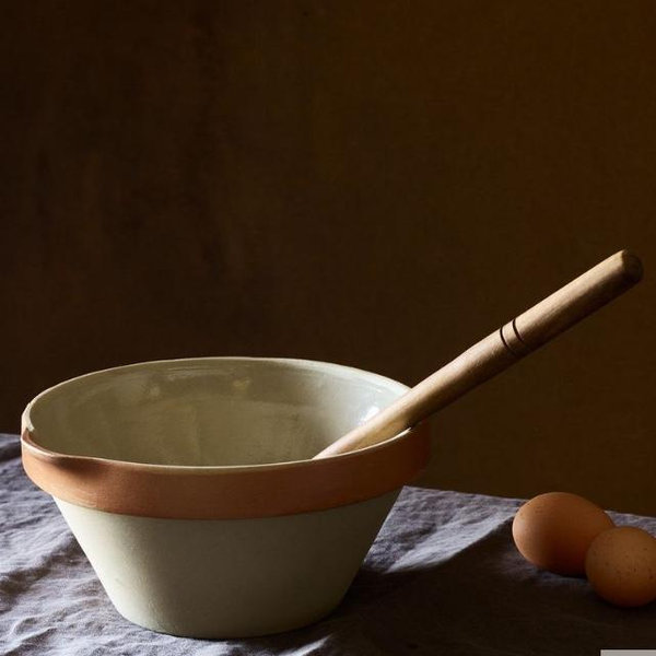 Poterie Renault Vintage French Stoneware Mixing Bowls, 7"