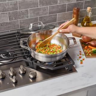 Motion Stainless Steel Chef's Pan with Lid
