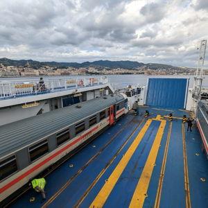 Overnight train sleeper cabin from Rome to Sicily