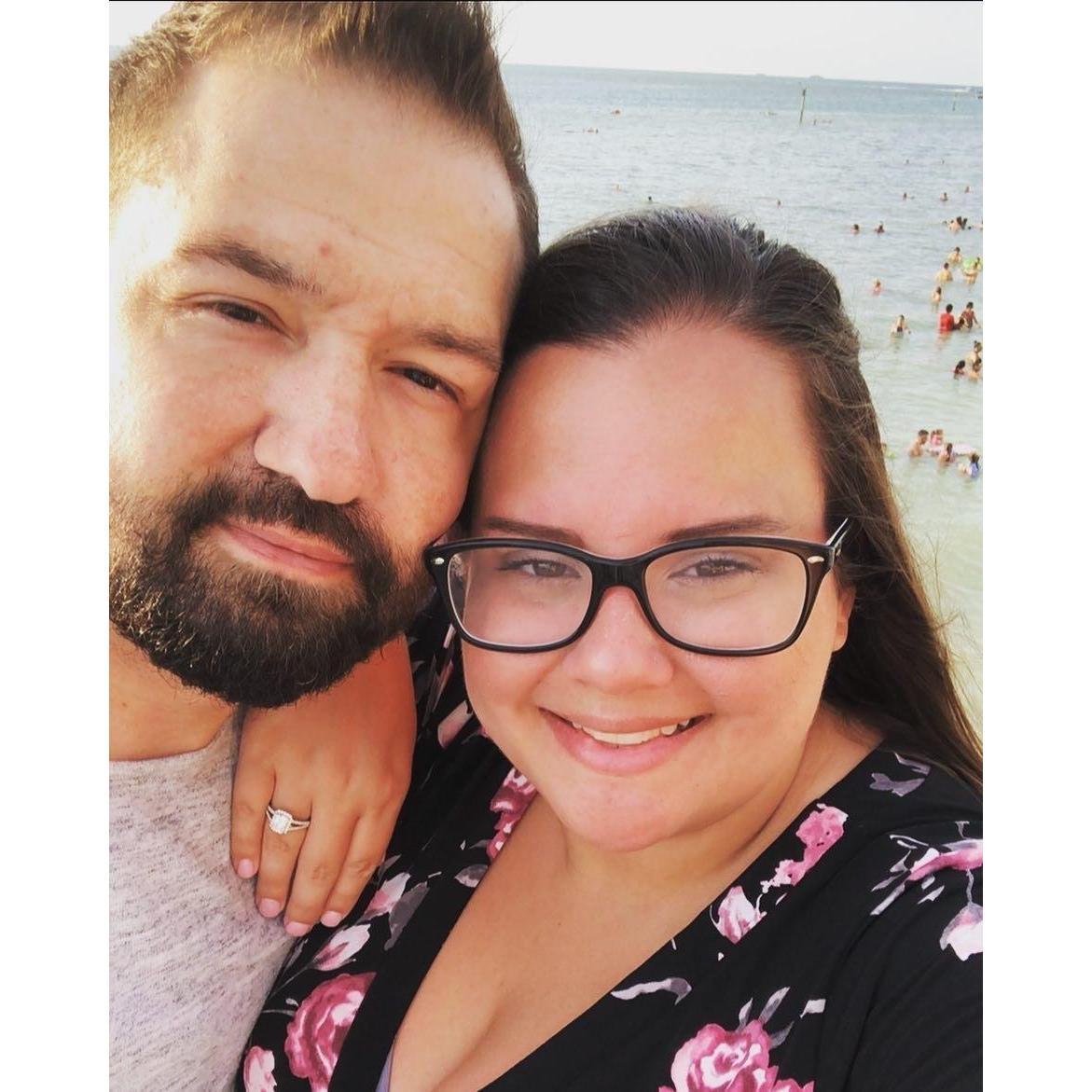 The day we got engaged (BEST DAY EVER)
July 2017 <3