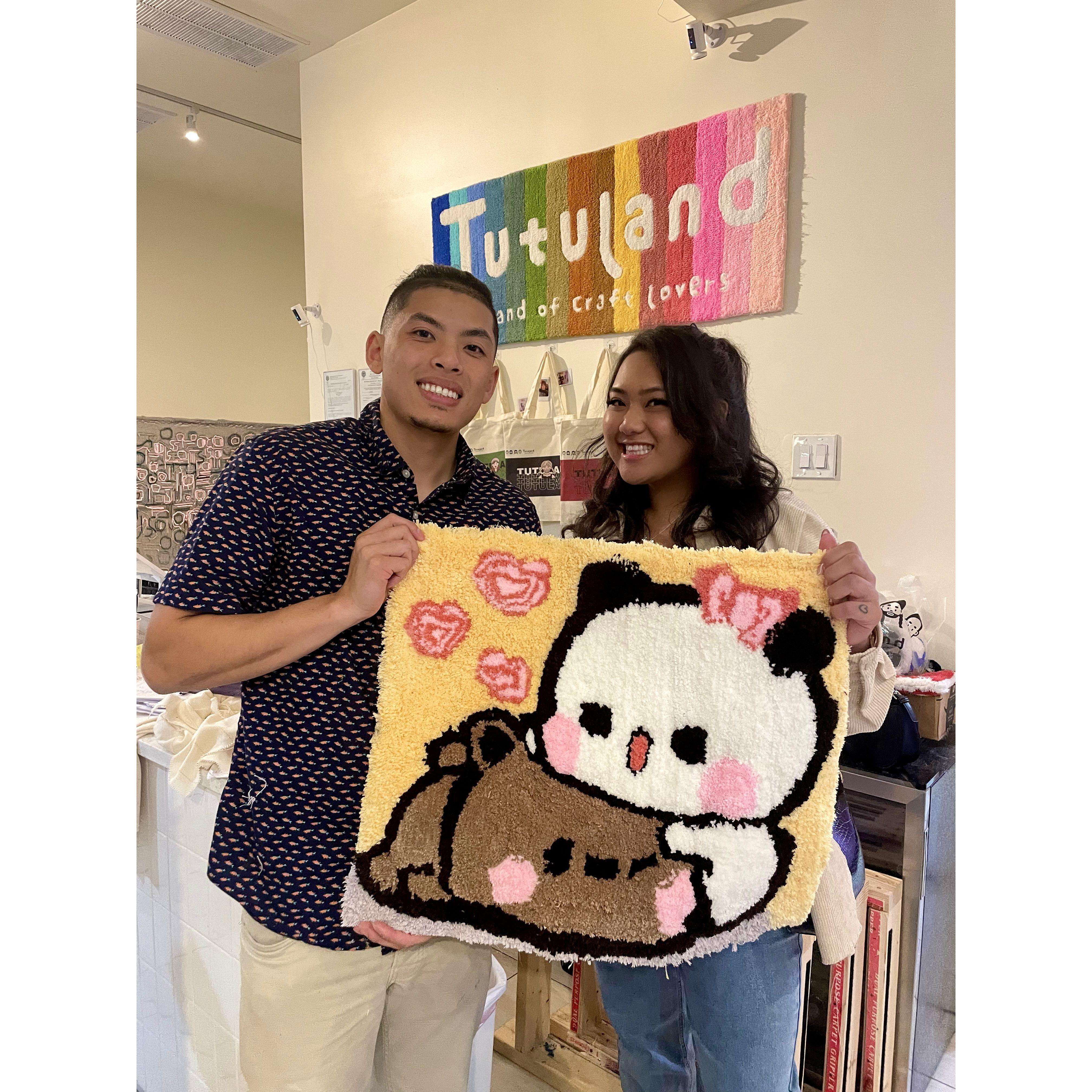 Our very first rug together