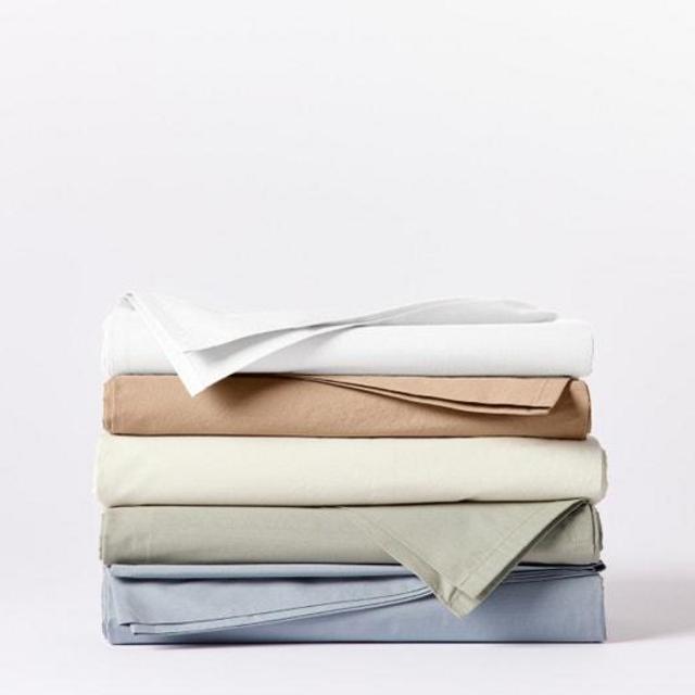 300 Thread Count Organic Percale Sheet Set - King Size - Undyed