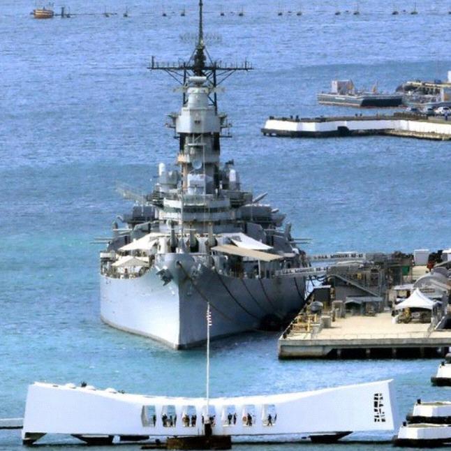 Pearl Harbor Experience - Grandpa James Harbour USS Missouri # 63.