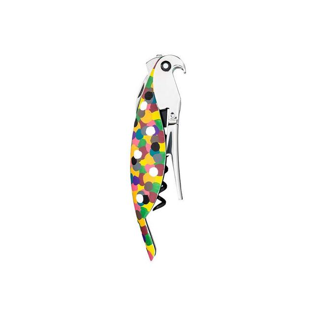 A di Alessi Parrot Sommelier-Style Corkscrew, Multi-Color