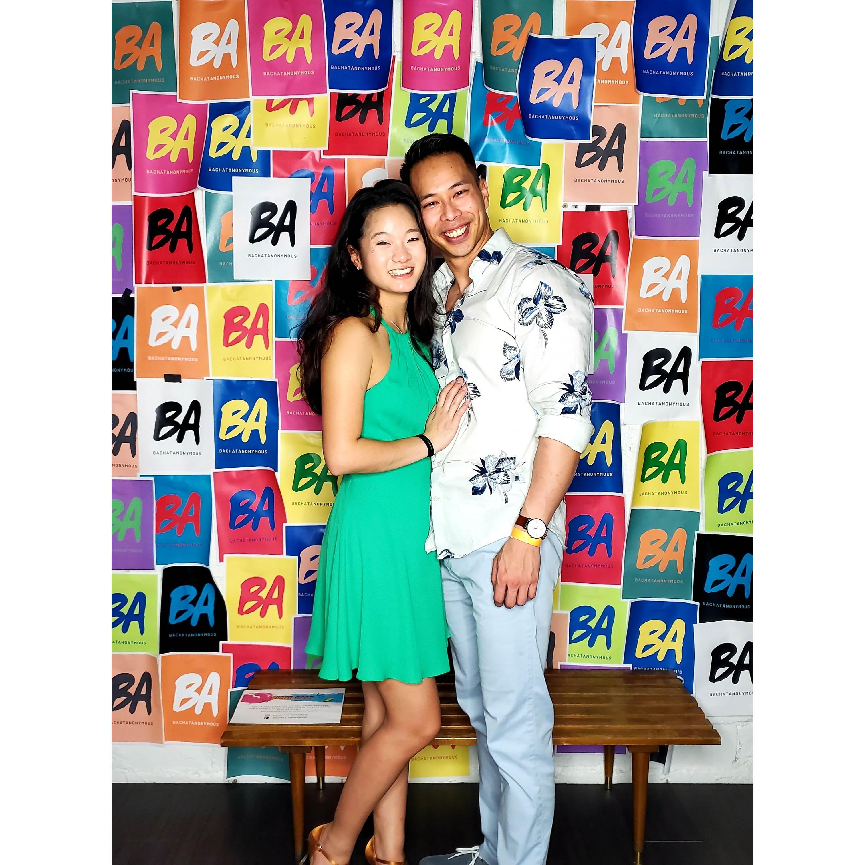 Our first date at Bachata Anonymous