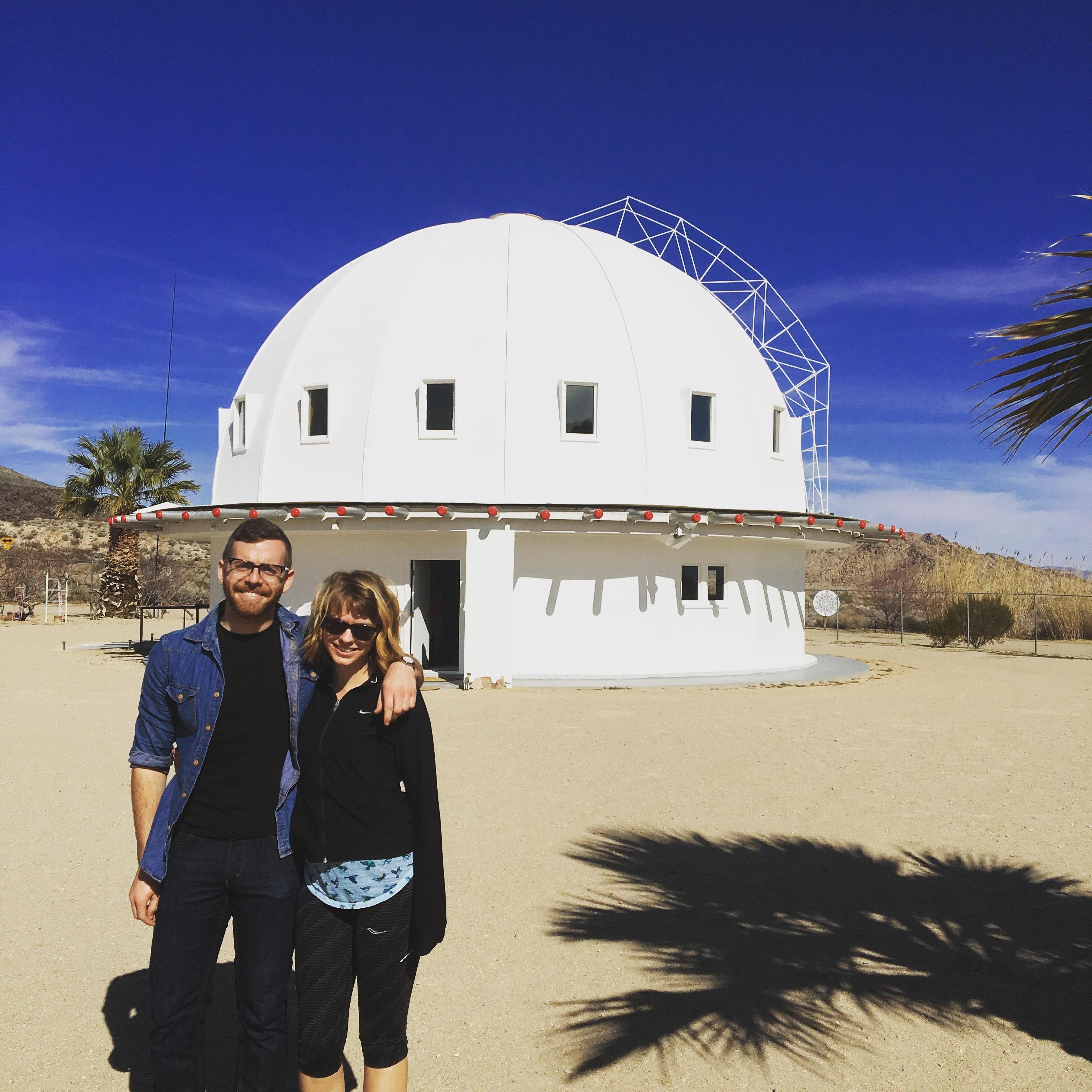 Visiting the integratron in Landers, California, the Boyer family's new neighborhood
