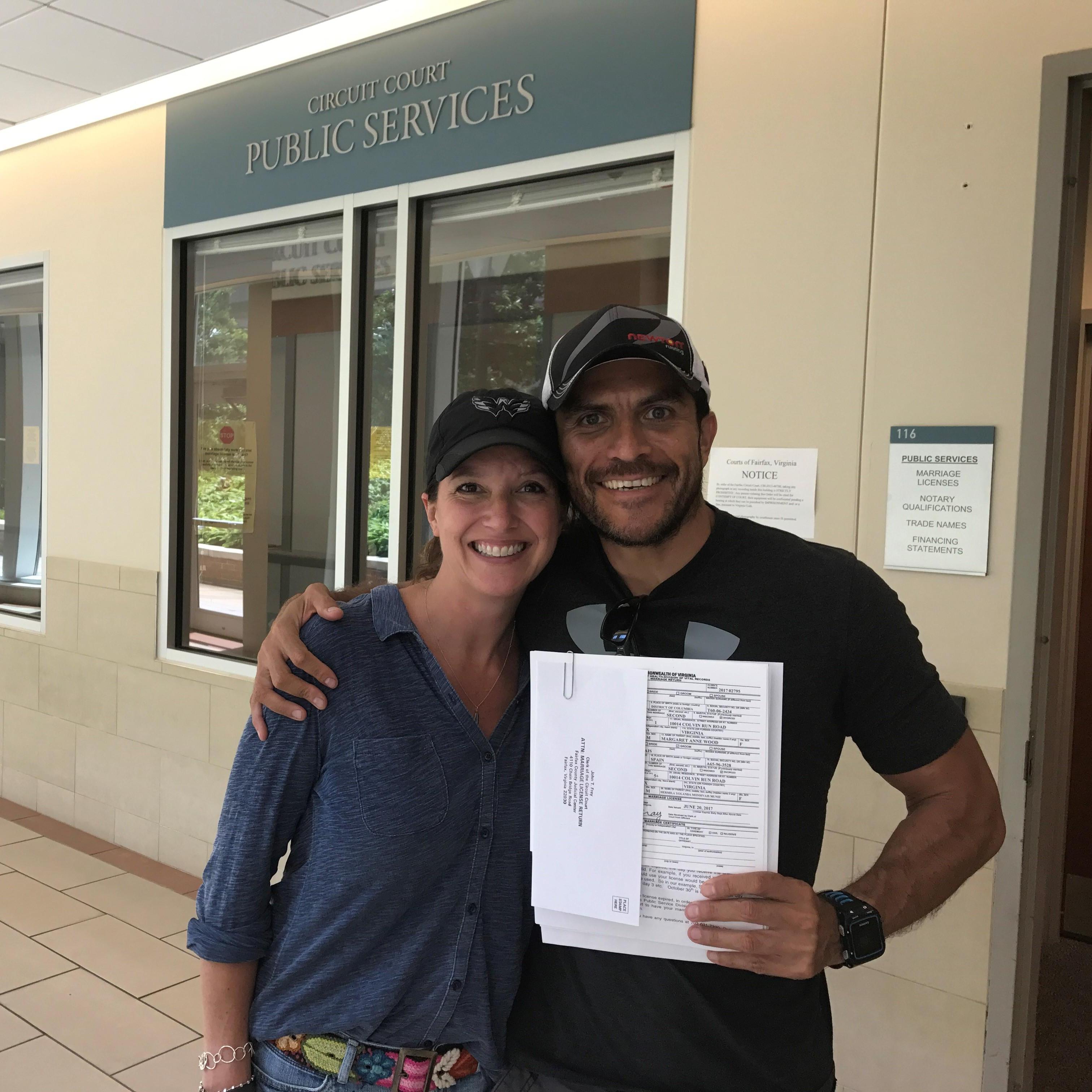 Marriage License - Check!
